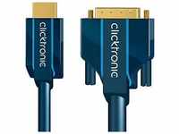 clicktronic 70342, clicktronic HDMI (Typ A) - DVI (3 m, DVI, HDMI)