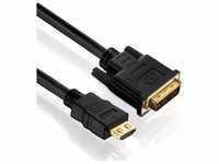 Purelink HDMI (Typ A) — DVI (3 m, HDMI, DVI), Video Kabel