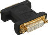 InLine DVI-I Adapter (DVI, 14 cm), Data + Video Adapter, Schwarz
