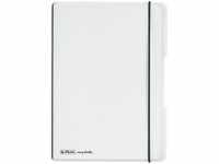 Herlitz 11361516, Herlitz my.book flex PP (A5, Kariert) Weiss