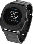 Xlyne 54026, Xlyne Smart Watch NARA X-Watch black chrome - dark steel (46 mm, ohne