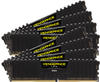 Corsair Vengeance LPX (4 x 32GB, 3200 MHz, DDR4-RAM, DIMM), RAM, Schwarz