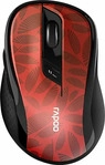 Rapoo 18589, Rapoo M500 (Kabellos) (18589) Rot/Schwarz