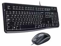 Logitech 920-002563, Logitech MK120 (US, Kabelgebunden) Schwarz