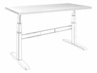 Celexon, Tischplatte, Tischplatte 125 x 75cm weiss fuer Adjust Schreibtisch