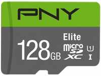PNY P-SDU128V11100EL-GE, PNY microSDXC Elite (microSDXC, 128 GB, U1, UHS-I)