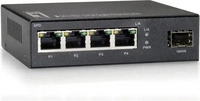 LevelOne 530157, LevelOne GEU-0521 Giga Switch 4Port + 1SFP Slot (4 Ports) (530157)