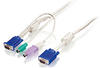 LevelOne ACC-2101 KVM Kabel PS2 / USB 1,8m (252536)