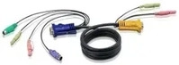 Aten 2L-5302P, Aten PS/2 Kabelsatz zu KVM-Switch, 1.8m (2L-5302P)