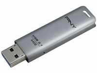 PNY FD64GESTEEL31G-EF, PNY Elite Steel 3.1 (64 GB, USB A, USB 3.1) Silber