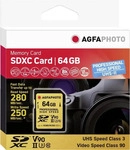 AGFAPHOTO 10621, AGFAPHOTO SDXC UHS II 64GB Professional High Speed U3 V90 (64 GB,