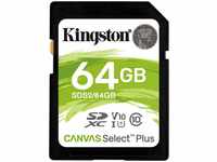 Kingston SDS2/64GB, Kingston Canvas Select Plus (SDXC, 64 GB, U3, UHS-I) Schwarz