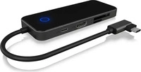 Icy Box IB-DK4025-CPD, Icy Box IB-DK4025-CPD (USB-C, 8 Ports) (IB-DK4025-CPD) Schwarz