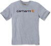 Carhartt, Herren, Shirt, Core Logo S/S, Grau, (S)