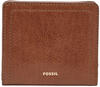 Fossil, Damen, Portemonnaie, Logan Geldbörse RFID Leder 10 cm, Braun