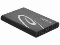 Delock 42610, Delock 2.5 " External Enclosure SATA HDD / SSD > USB3.0 (2.5 ") Schwarz
