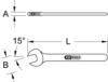 KS Tools, Schraubenschlüssel, Ratschen-Maulschlüssel mit Schutzisolierung, 15°