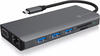 Icy Box IB-DK4070-CPD (USB C) (14030335) Silber