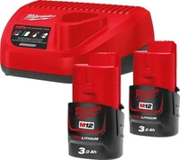 Milwaukee 4933451902, Milwaukee Starterset 12 Volt M12NRG-302 (12 V) (4933451902)