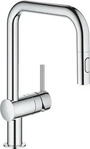 Grohe 32322002, Grohe K&uuml;chenarmatur mit Handbrause Minta chrom gl&auml;nzend 32322002
