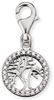 Engelsrufer, Armschmuck, Silver pendant for Tree of Life bracelet with zircons
