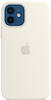Apple Silikon Case mit MagSafe (iPhone 12 Pro, iPhone 12) (14005526) Weiss