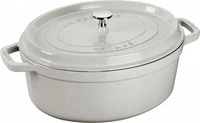 Staub 40501-416-0, Staub Oval Cocotte (Br&auml;ter + Schmortopf, Gusseisen, 31 x 13.50