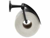 Duravit, Toilettenpapierhalter, Papierrollenhalter STARCK T mit Deckel schwarz...