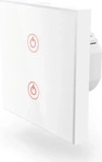 Hama 00176551, Hama WiFi-Touch-Wandschalter (00176551) Weiss