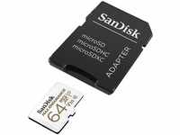 SanDisk SDSQQVR-064G-GN6IA, SanDisk Max Endurance (microSD, 64 GB, U3, UHS-I) Weiss,