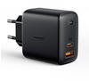 SIGN Quick charger USB-C & USB-A, PD, 65W - Black (43190247) Schwarz