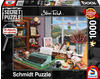 Schmidt Spiele 59920, Schmidt Spiele Secret Puzzle Am Schreibtisch (1000 Teile)