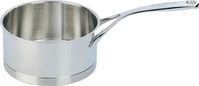 Demeyere 41416, Demeyere Atlantis (Kochtopf, Edelstahl, 16 x 8.50 cm) (41416) Silber