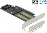 Delock 90486, Delock Host Bus Adapter PCI-Ex16v4 - M.2 Key-B, M.2 Key-M, mSATA