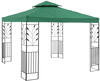 Uniprodo, Pavillon, Gartenpavillon Festzelt Pavillon Partyzelt Metall Sonnendach 3x3m