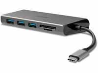 Lindy 43278, Lindy USB 3.1 Typ C Multi-Port Konverter (USB C) Grau