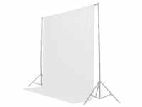 Caruba Hintergrundfolie 2x3m weiss (200 cm, 300 cm), Hintergrundsystem, Weiss