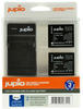 Jupio Ladegerät Set für Panasonic DMW-BLG10 + 2x Akkus (Set), Kamera