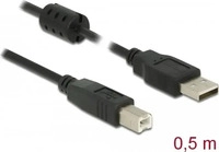Delock 84894, Delock USB-A - USB-B (0.50 m, USB 2.0) (84894)