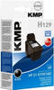 KMP H129 Tintenpatrone kompatibel mit HP C 9351 AE (BK), Druckerpatrone