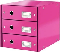 Leitz 6048-00-23, Leitz WOW Click & Store Schubladenset (A4) (6048-00-23) Pink