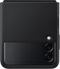 Samsung Leather Cover (Galaxy Z Flip 3), Smartphone Hülle, Schwarz