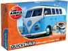 Airfix Bausatz VW Bus Camper Van, blau Quick Build