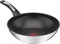 Tefal E3001904, Tefal E3001904 (Wok Pfanne, Edelstahl, 28 x 8.03 cm) (E3001904)