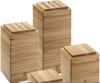 Zwilling Aufbewahrungsbox-Set 4-tlg., Bambus, Küchenutensilienhalter, Braun