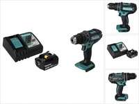 Makita DHP482RF1, Makita DHP 482 (Schlagbohrschrauber) (DHP482RF1) Blau/Rot/Schwarz