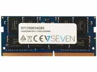 V7 V71700016GBS, V7 V71700016GBS (1 x 16GB, 2133 MHz, DDR4-RAM, SO-DIMM) Blau, 100