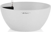 Lechuza 13847, Lechuza Blumentopf Cubeto Stone 40 (40 x 18.30 cm) (13847) Weiss