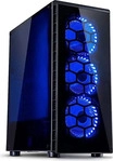 Intertech 88881292, Intertech CXC2 Blue (ATX) (88881292) Schwarz