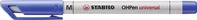 STABILO 853/41, STABILO 10 OHPen universal Folienstifte blau 1,0 mm non-permanent